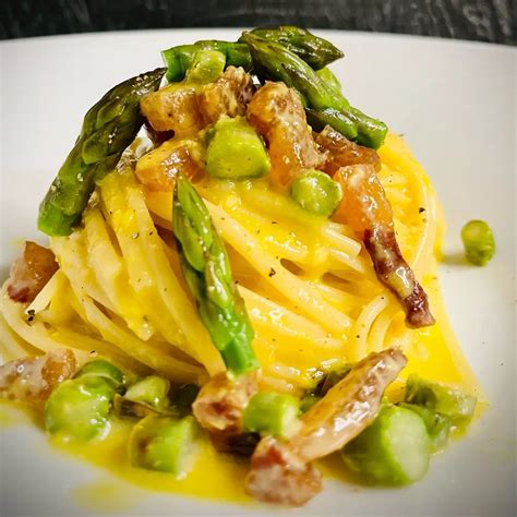 Carbonara di asparagi