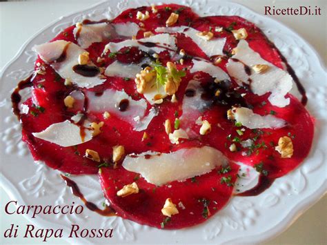 Carpaccio di rapa rossa