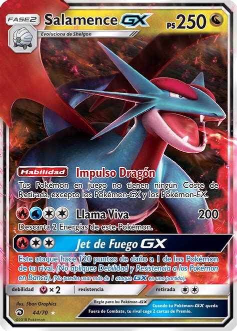 Carta Pokémon Salamence GX