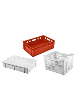 Cassette in plastica per alimenti