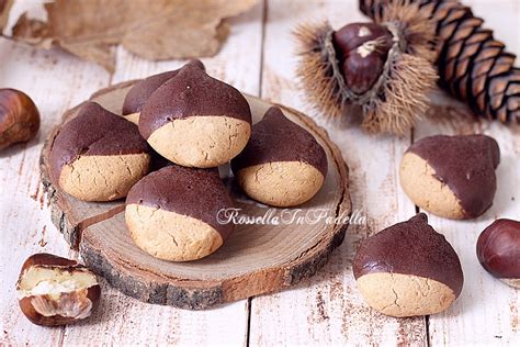 Castagnotti biscotti con farina di castagne