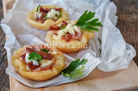 Cestini di Pasta Sfoglia con Ripieno Vario
