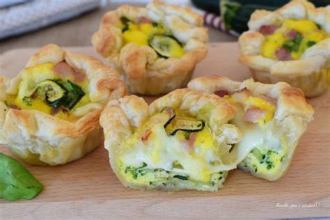 Cestini di Pasta Sfoglia con Salame