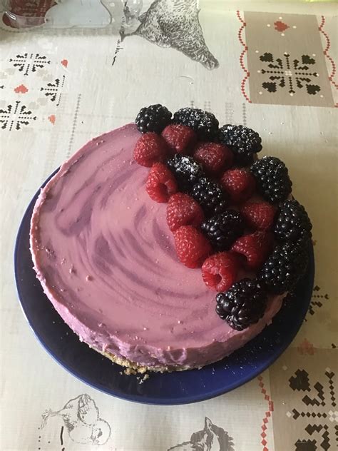 Cheesecake alle More e Lamponi