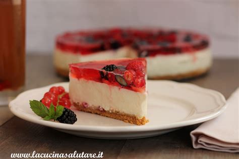 Cheesecake con Yogurt Greco e Marmellata