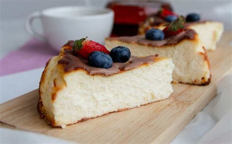 Cheesecake senza base