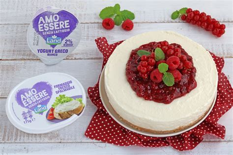 Cheesecake senza lattosio