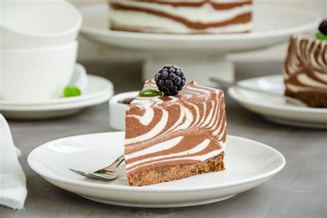 Cheesecake zebrata