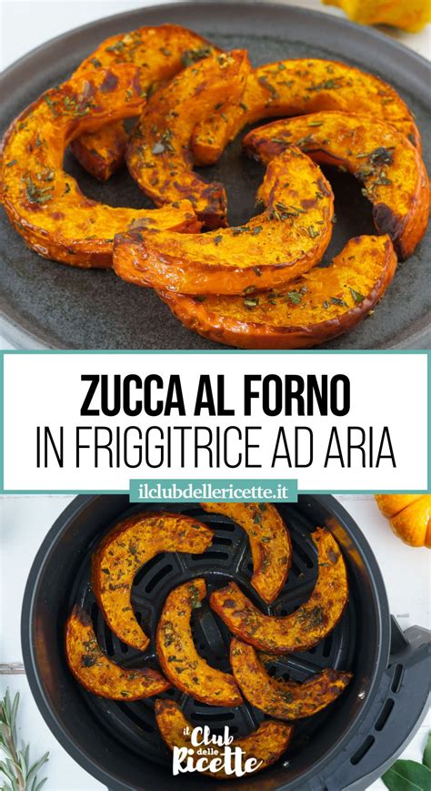 Chips di zucca nella friggitrice ad aria