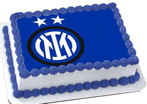 Cialda Inter per Torta Rettangolare