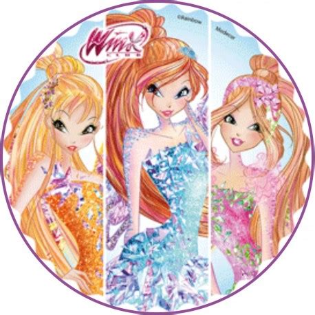 Cialda Winx per torta