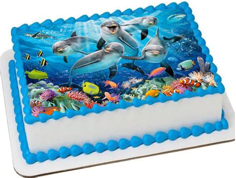 Cialda per torta a tema mare