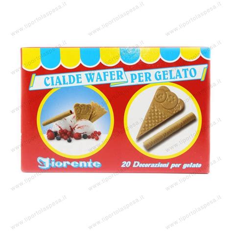 Cialde gelato assortite