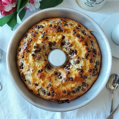 Ciambellone Banana e Cioccolato