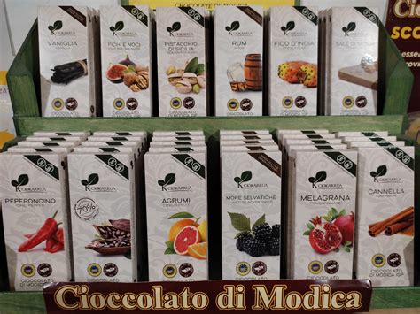 Cioccolato di Modica gusti
