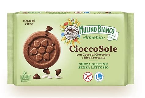 Cioccosole Mulino Bianco senza glutine e lattosio