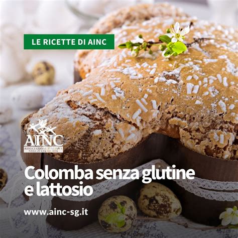 Colomba senza glutine e lattosio