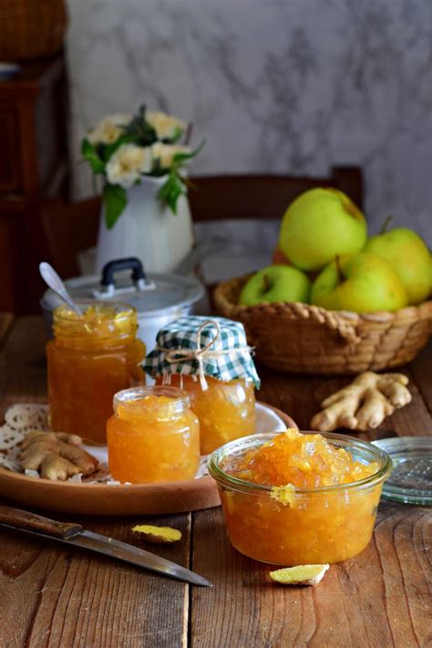 Confettura di mele, zenzero e limone