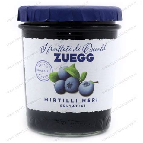 Confettura di mirtilli selvatici