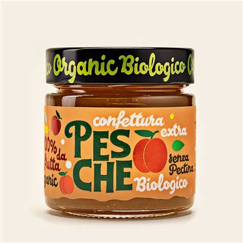 Confettura di pesche biologica