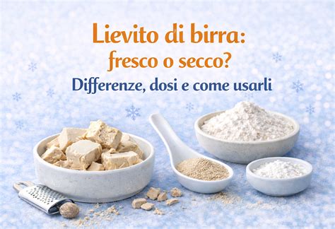 Conservazione lievito di birra fresco