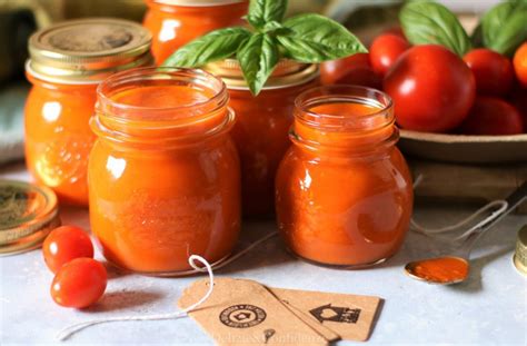 Conservazione salsa di pomodoro