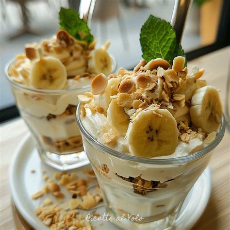 Coppe Dessert Proteiche con Banana