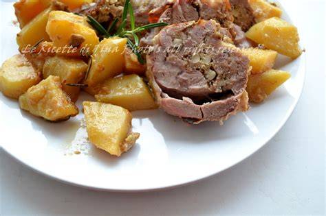 Cosciotto di Agnello Ripieno con Patate