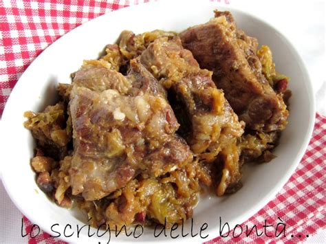 Costine con verza