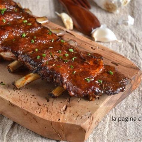 Costine di Maiale al Miele e Salsa Barbecue