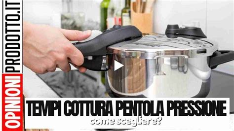 Cottura in pentola a pressione