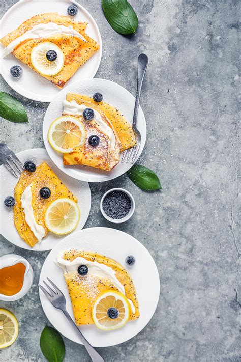 Crêpes al Limone e Semi di Papavero