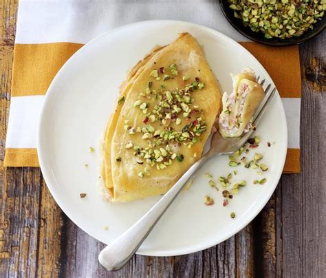 Crêpes con Mortadella e Pistacchi