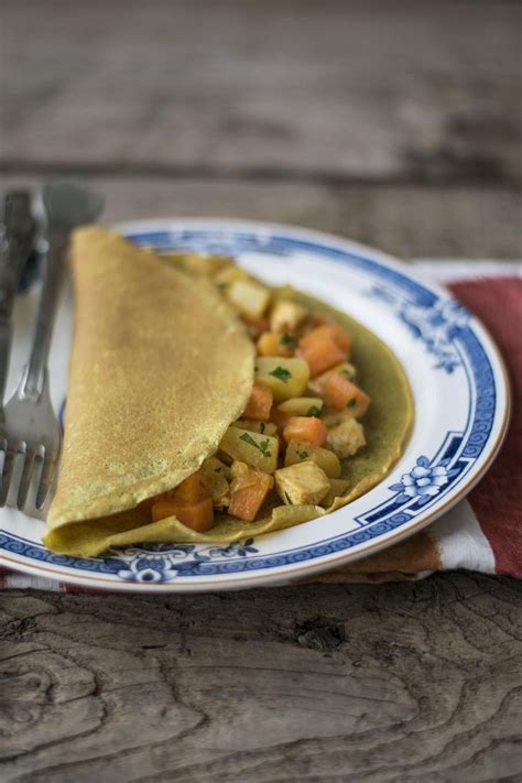 Crêpes con verdure