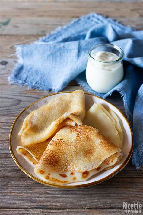 Crêpes senza uova farcite