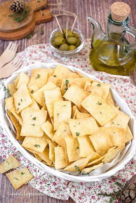 Crackers all'olio senza lievitazione