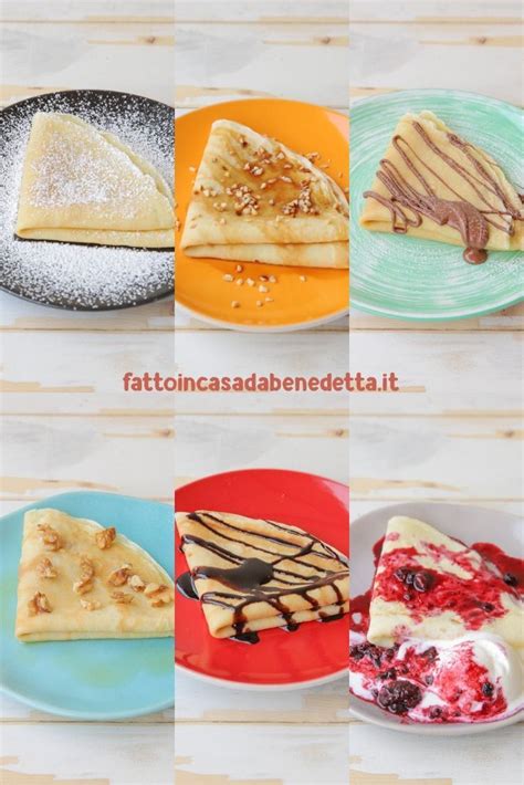 Crepes Dolci con Diverse Farciture