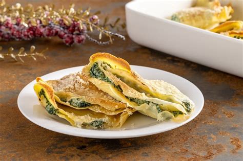 Crepes Ricotta e Spinaci al Forno