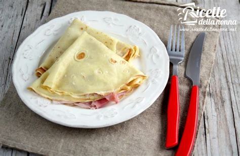 Crepes Salate con Prosciutto e Formaggio