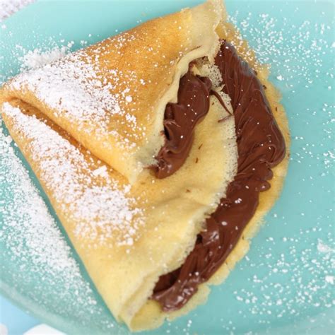 Crepes al Cucchiaio con Nutella