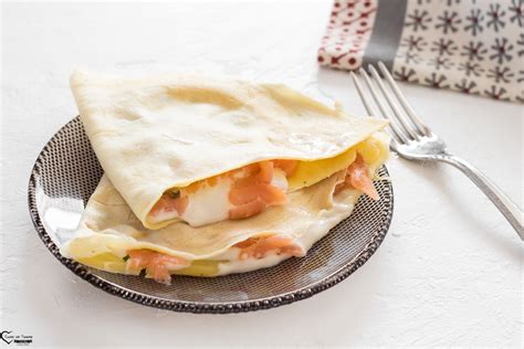 Crepes al salmone