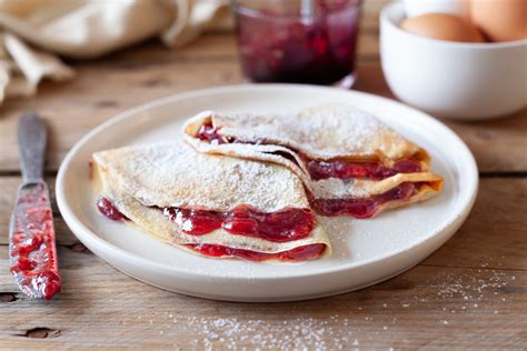 Crepes alla Marmellata Preparazione