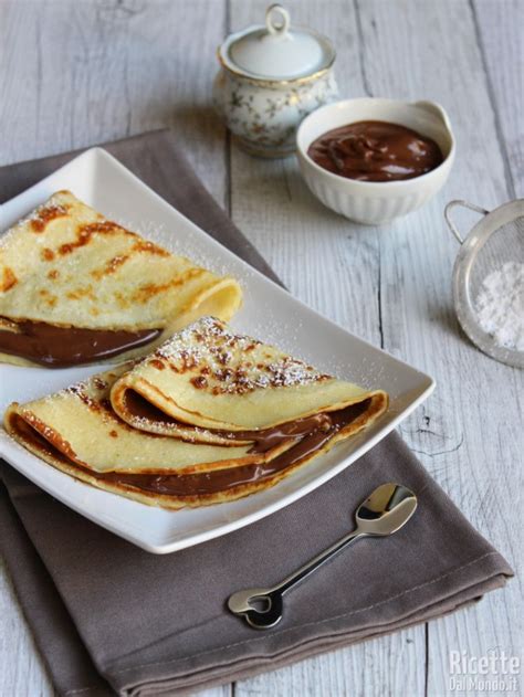 Crepes alla Nutella Bimby