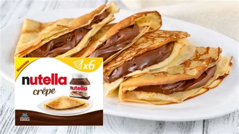 Crepes alla Nutella pronte