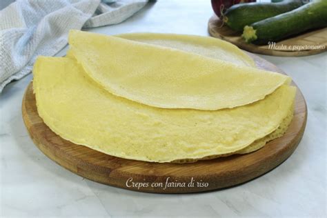 Crepes con Farina di Riso e Latte di Soia