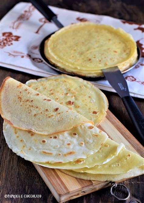 Crepes senza burro con olio