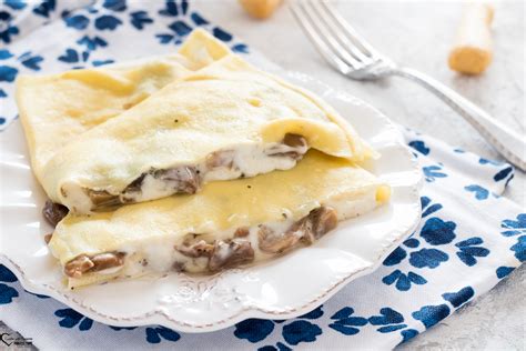 Crespelle ai Funghi e Zafferano