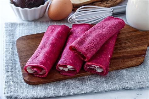 Crespelle alla Barbabietola Rossa