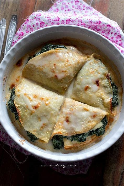 Crespelle con ricotta e spinaci