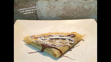 Crespelle dolci con Nutella